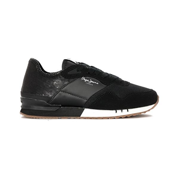 Sneakers low Pepe Jeans Black London W Troy Sort 36