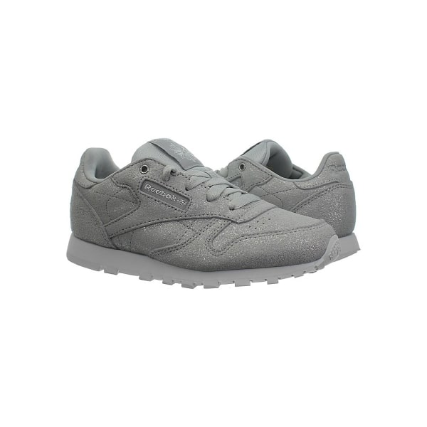 Lågskor Reebok Classic Leather Kids Silver,Gråa 30