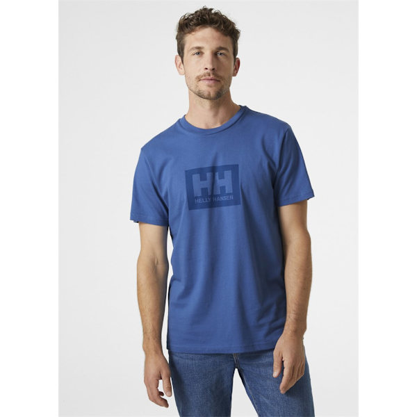 T-paidat Helly Hansen Box Tummansininen,Vaaleansiniset 167 - 173 cm/S