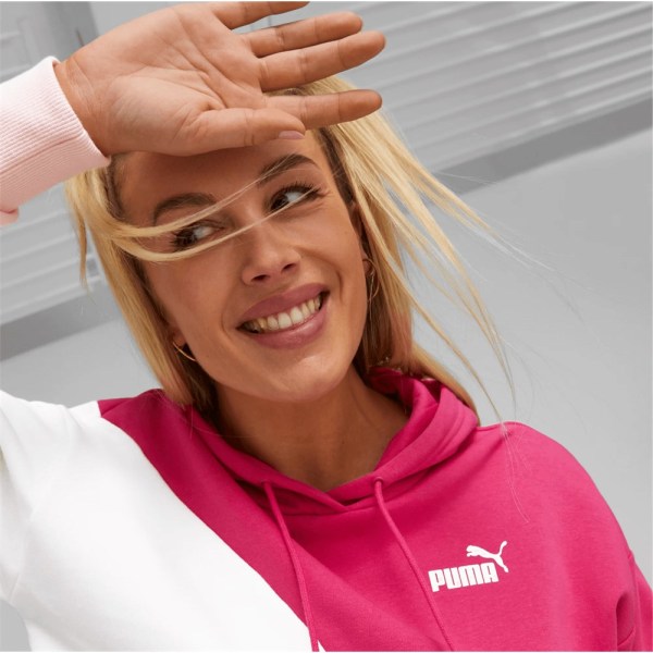 Puserot je Fleecet Puma Power Cat Hoodie Beesit,Vaaleanpunaiset,Valkoiset 176 - 181 cm/L