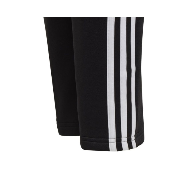 Housut Adidas D2M 3 Stripes Mustat 111 - 116 cm