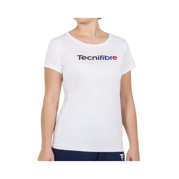 T-shirts Tecnifibre 22WCUTE22 Hvid 168 - 172 cm/M