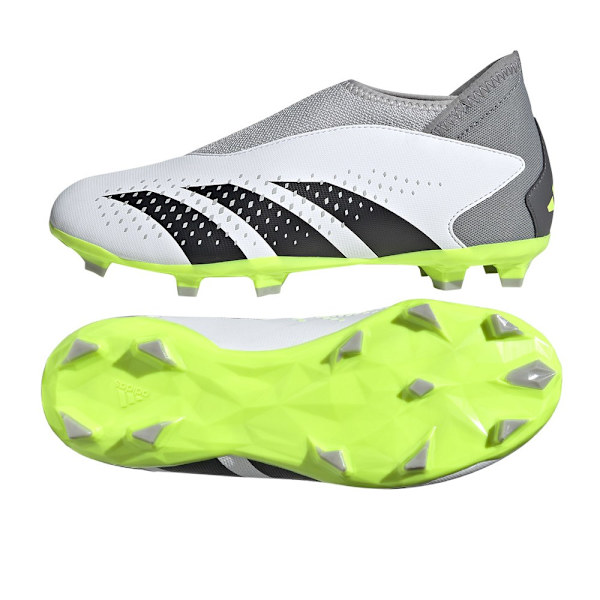 Lågskor Adidas Predator ACCURACY3 LL FG JR Vit,Gråa 29
