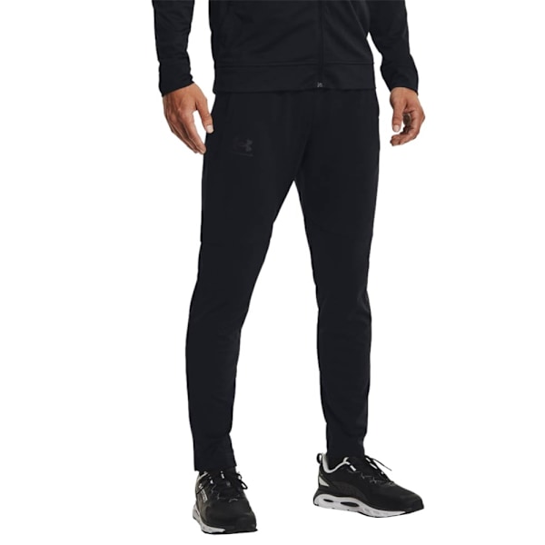 Housut Under Armour Pique Track Mustat 173 - 177 cm/S