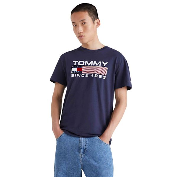 T-shirts Tommy Hilfiger DM0DM14991 C87 Flåde 179 - 183 cm/L