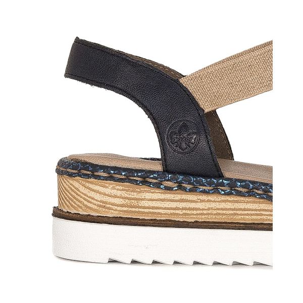 Sandaler Rieker 679L416BL Sort 37