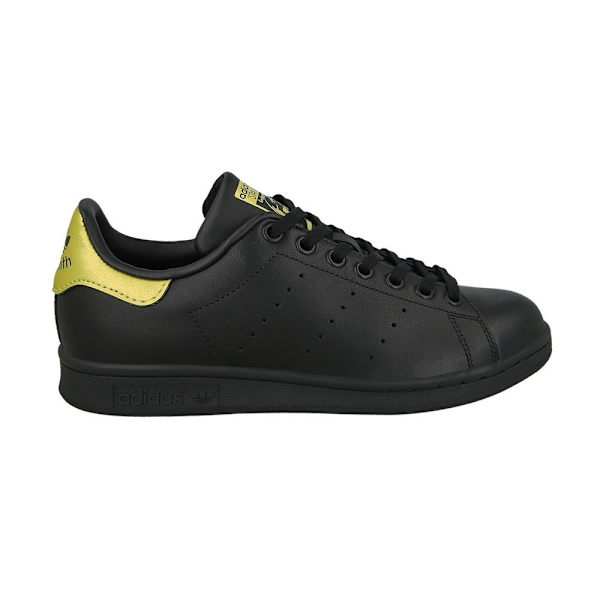 Kondisko Adidas Stan Smith J Sort,Guld 36