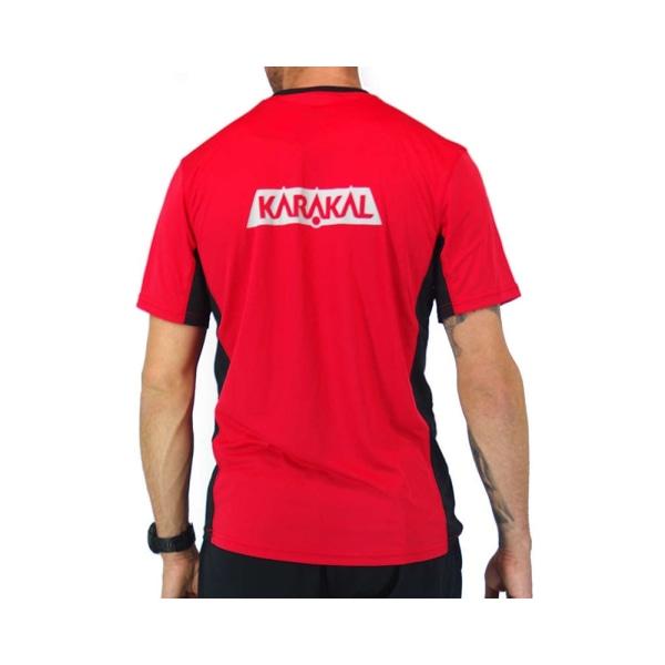 T-paidat Karakal Pro Tour Tee Punainen 188 - 192 cm/XL