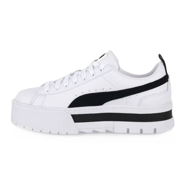 Sneakers low Puma Mayze Lth Classic Sort,Hvid 37
