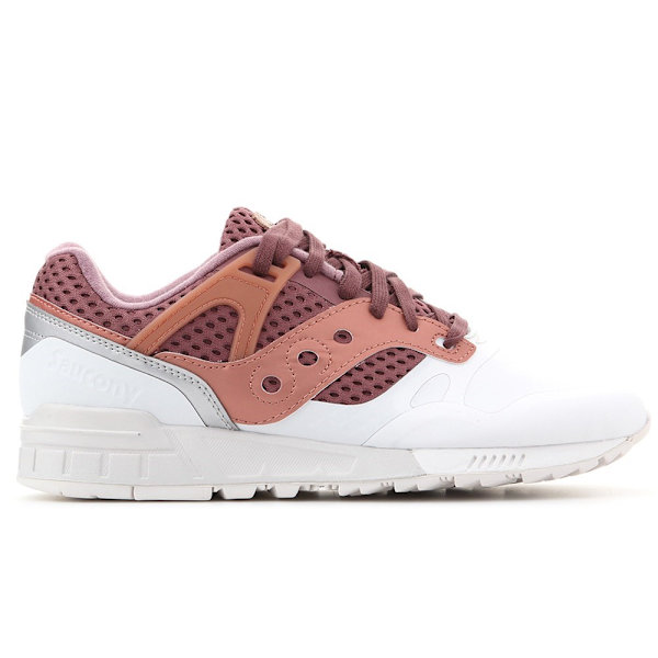 Lågskor Saucony Grid Vit,Rödbrunt 46.5