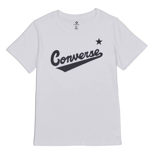 T-paidat Converse Scripted Wordmark Tee Valkoiset 158 - 162 cm/XS