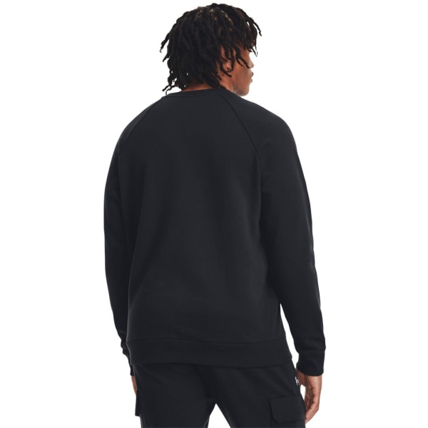 Puserot je Fleecet Under Armour Ua Rival Fleece Crew Mustat 173 - 177 cm/S