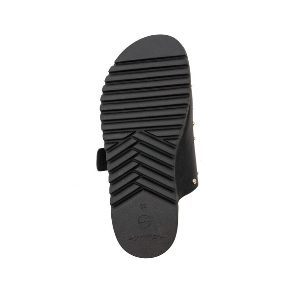 Tøffel Tamaris 2722528048BLACKGOLD Sort 36