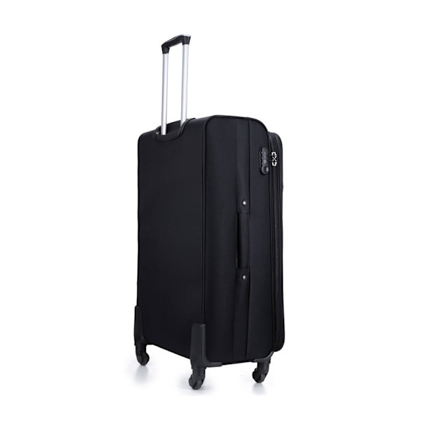 Matkalaukut Solier WALIZKASTL1651BLACKGREEN26L52427 Mustat