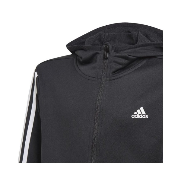 Sweatshirts Adidas 3STRIPES FZ Sort 105 - 110 cm/4 - 5 år