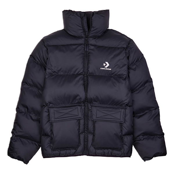 takki Converse Patch Pocket Puffer Tummansininen 178 - 182 cm/M