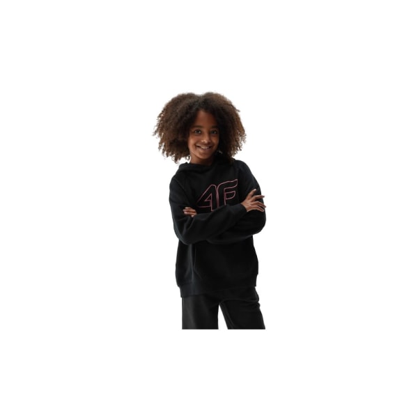 Sweatshirts 4F 4FJAW23TSWSF63820S Svarta 134 - 139 cm