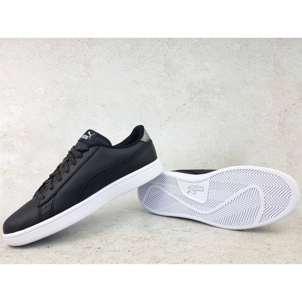 Puolikengät Puma Smash V2 Metallics JR Mustat 38.5