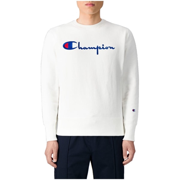 Sweatshirts Champion Reverse Weave Embroidered Script Logo Hvid 173 - 177 cm/S