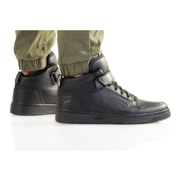 Kengät Puma Rebound Mid Strap Wtr Mustat 44