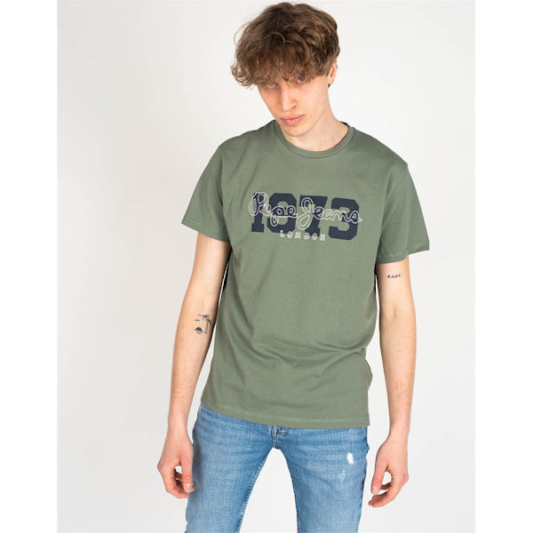 T-shirts Pepe Jeans Andres Grøn 188 - 193 cm/XXL