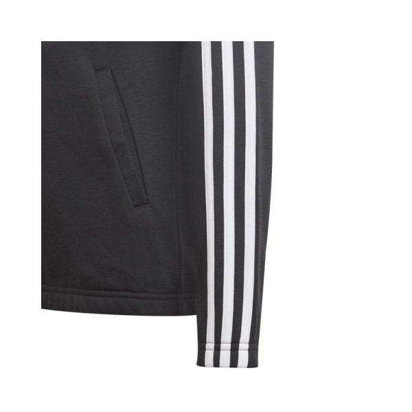 Sweatshirts Adidas Essentials 3S Fullzip Hoodie JR Sort 129 - 134 cm/XS