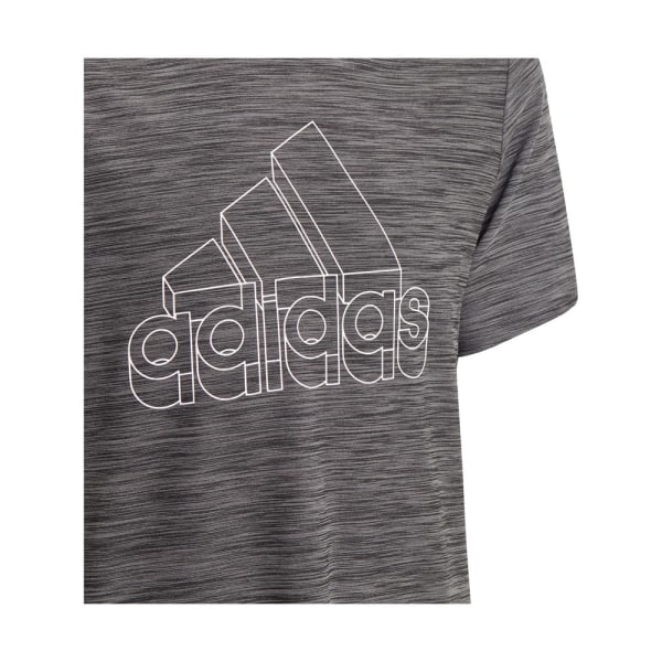 T-paidat Adidas JR Aeroready Heather Grafiitin väriset 123 - 128 cm/XS