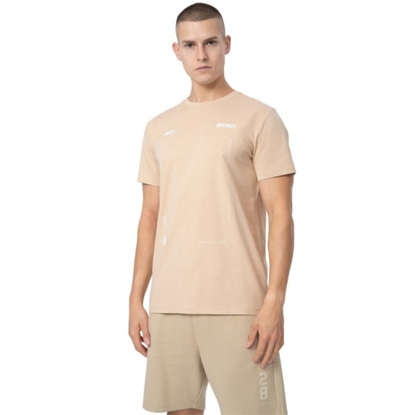 T-shirts 4F SS23TTSHM31181S Beige 173 - 176 cm/S