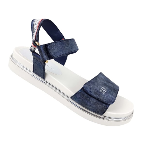 Sandaalit Tommy Hilfiger Platform Velcro Tummansininen 36