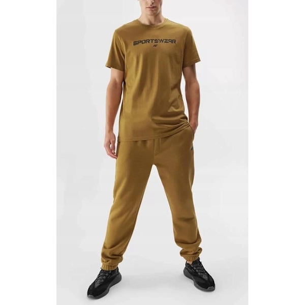 T-paidat 4F 4FAW23TTSHM095074S Hunajan värinen 182 - 185 cm/XL