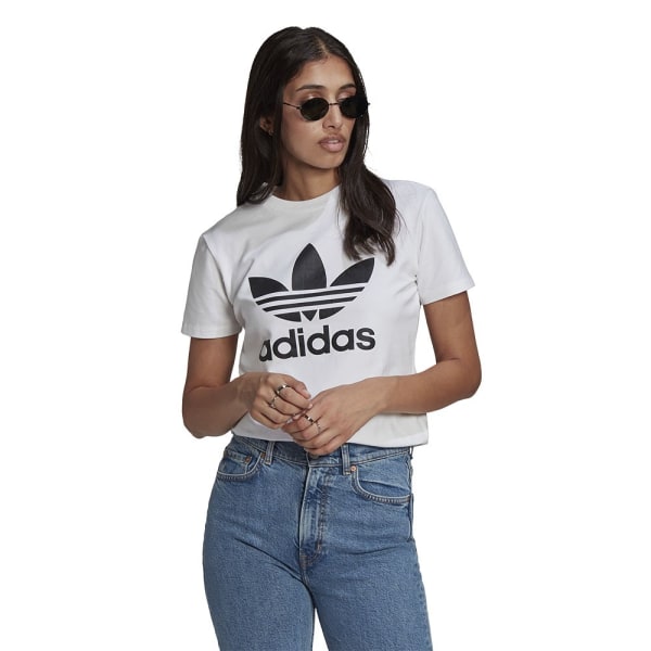 Shirts Adidas Trefoil Tee Vit 158 - 163 cm/S