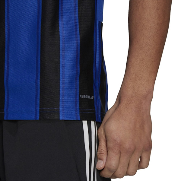 T-shirts Adidas Striped 21 Blå,Sort 164 - 169 cm/S