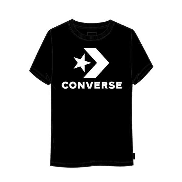 Shirts Converse Star Chevron Center Front Svarta 158 - 162 cm/XS