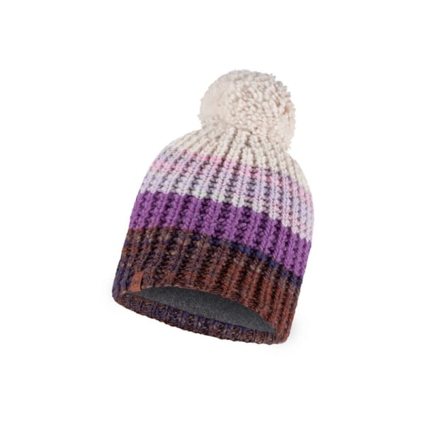 Mössar Buff Knitted Fleece Hat Vit,Lila,Bruna Produkt av avvikande storlek