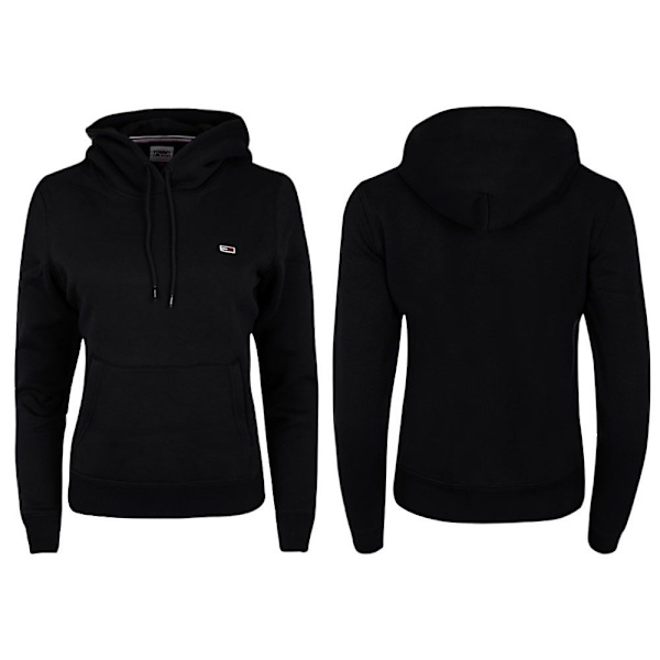 Puserot je Fleecet Tommy Hilfiger DW0DW09228BDS Mustat 163 - 167 cm/S