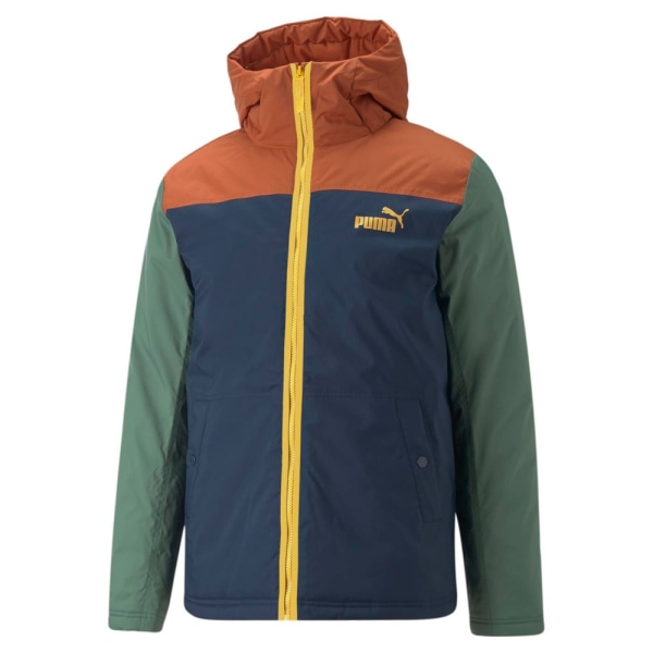 Jakker Puma Colourblock Hooded Jkt Brun,Flåde,Grøn 176 - 181 cm/M