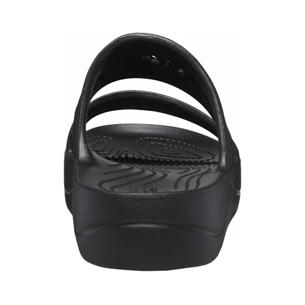 Tøffel Crocs Baya Platform Sort,Hvid 41