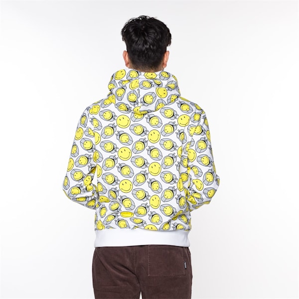 Sweatshirts Champion X Smiley Hvid,Grå,Gul 178 - 182 cm/M