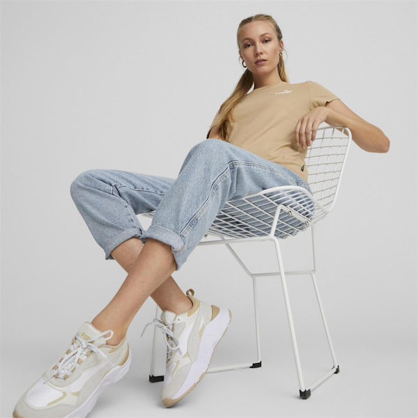 T-paidat Puma Ess Embroidery Tee Hunajan värinen 176 - 181 cm/L