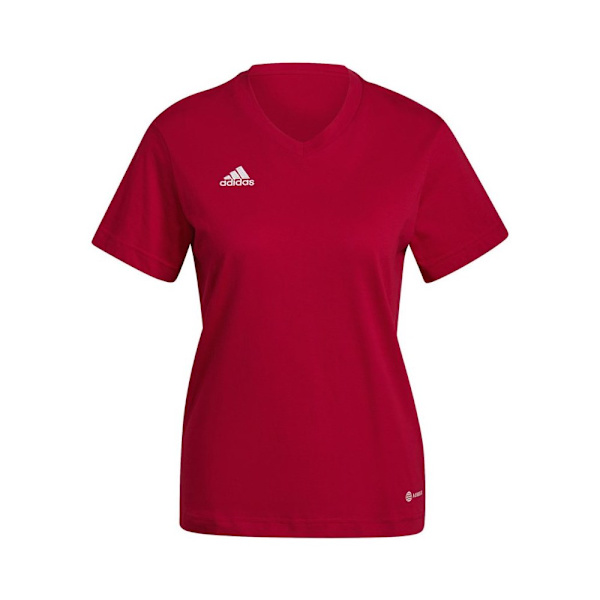 T-paidat Adidas Entrada 22 Tee W Punainen 152 - 157 cm/XS