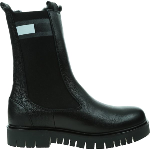Chelsean saappaat Tommy Hilfiger Warmlined Chelsea Mustat 39