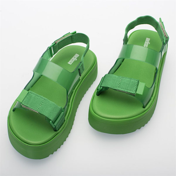 Sandaler Melissa Brave Papete Platform Grøn 38