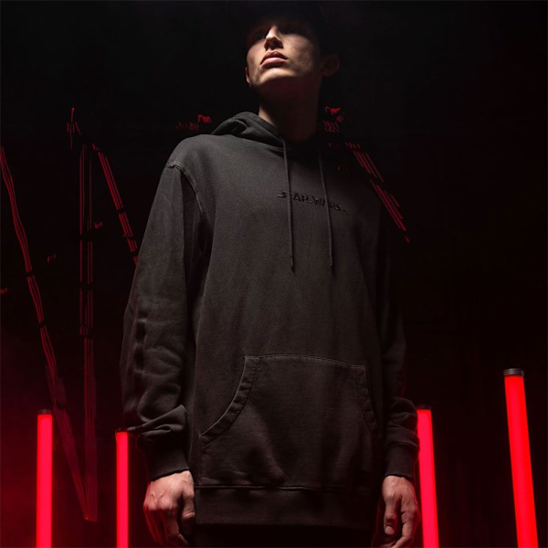 Puserot je Fleecet DC Bluza Kangurka X Star Wars Darkside Szary Grafiitin väriset 185 - 190 cm/XXL
