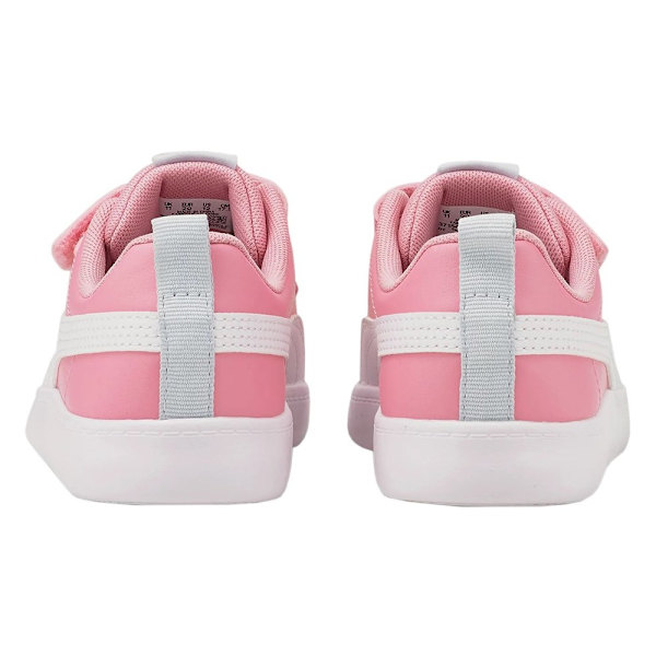 Puolikengät Puma Courtflex V2 V PS Valkoiset,Vaaleanpunaiset 34