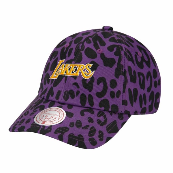 Mössar Mitchell & Ness Nba Wild Style Lakers Strapback Lila Produkt av avvikande storlek