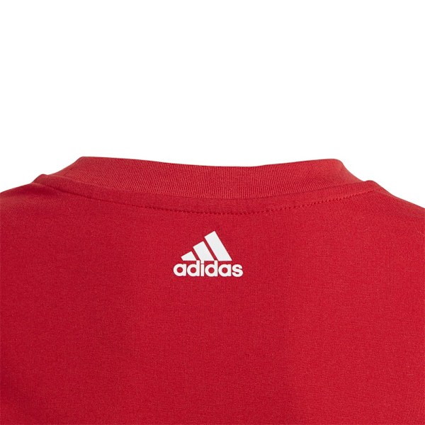 Shirts Adidas YB Lin CB T Grenade,Röda 129 - 134 cm/XS