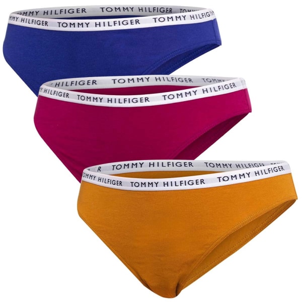 Majtki Tommy Hilfiger 3PACK Beesit,Tummanpunainen,Tummansininen XS