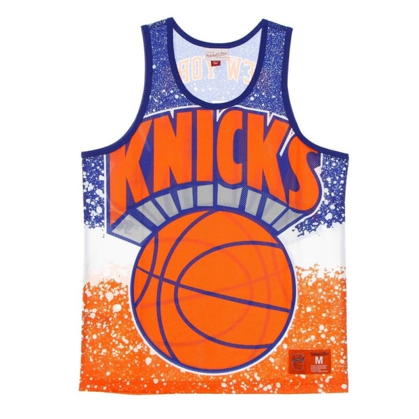 Shirts Mitchell & Ness Nba New York Knicks Tank Top Orange 178 - 182 cm/M