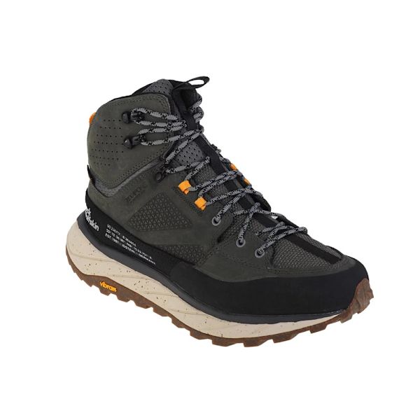 Sko Jack Wolfskin Terraquest Texapore Mid Grøn 44