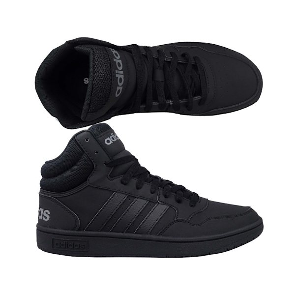 Kengät Adidas Hoops 30 Mid Mustat 40 2/3